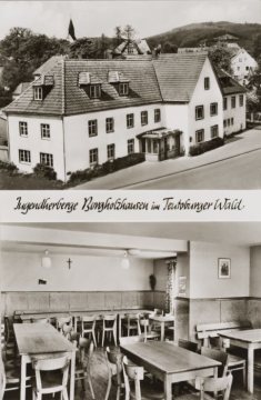 Eindrücke von der Jugendherberge in Borgholzhausen, undatiert (1950er/1960er Jahre?)