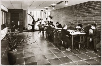 Jungengruppe in der Jugendherberge in Brilon, undatiert (1960er Jahre?)