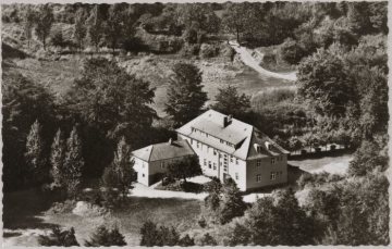 Blick auf die Jugendherberge in Porta Westfalica-Hausberge, undatiert (1950er/1960er Jahre?)