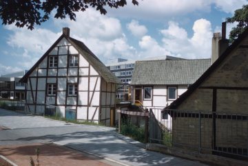 Fachwerkhäuser an der Weseler Straße