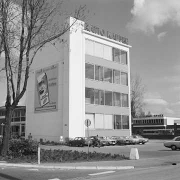 Gebäude der Ratio Kaffeerösterei, Albersloher Weg - erbaut 1964
