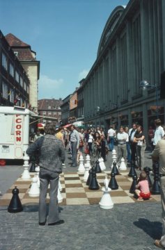 Stadtfest "Münsterwoche": Freiraumschachspiel in der Salzstraße