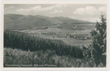 Schmallenberg, Blick vom Wilzenberg, undatiert