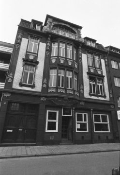 Gebäudes in der Frauenstraße 24 in Münster nach der Fassadensanierung 1974.