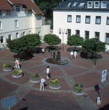 Städtebauliche Gestaltung im Zentrum: Der Tönnies-Wellensiek-Platz