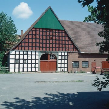 Fachwerk-Bauernhof, Bünde-Knolle, 1993.