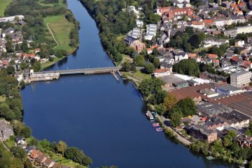 Essen-Kettwig: Blick auf die Ruhrbrücke Kettwig