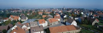 Stadtpanorama: Ausblick vom Wasserturm am Suttropper Weg (1)