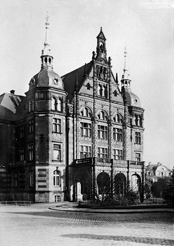 Das Landeshaus der Provinz Westfalen am Freiherr vom Stein-Platz, erbaut 1897-1901, Neorenaissance - um 1928?