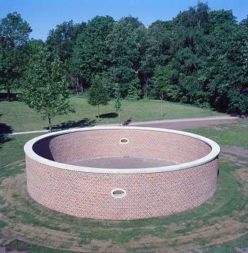 "Sanctuarium", Installation von Herman de Vries (Niederlande) am Schlossgarten/Einsteinstraße - skulptur projekte münster 97