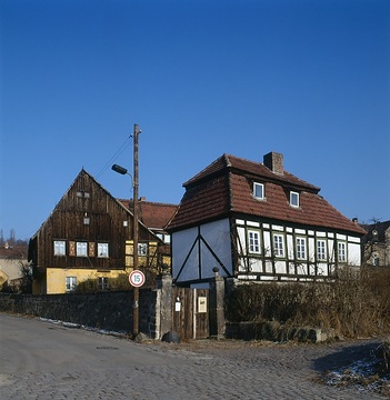 Haus des Willi Petzold, ein Freund des Malers und Bildhauers P. A. Böckstiegel