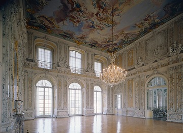 Schloss Augustusburg: Gardensaal, Festsaal im Stil des Rokoko, Westflügel