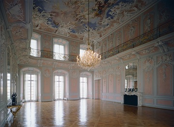 Schloss Augustusburg: Speise- und Musiksaal im Stil des Rokoko, Westflügel