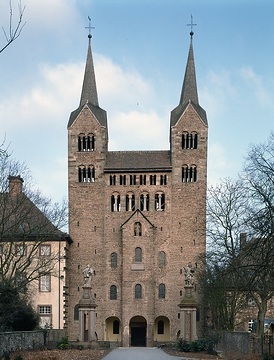 St. Stephanus und Vitus, Westwerk, 1996 (ehemalige Benediktinerabtei Kloster Corvey)