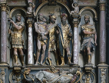 St. Paulus-Dom, Epitaphaltar: Stephanus-Altar des Bildhauers Gerhard Gröninger von 1625-1630