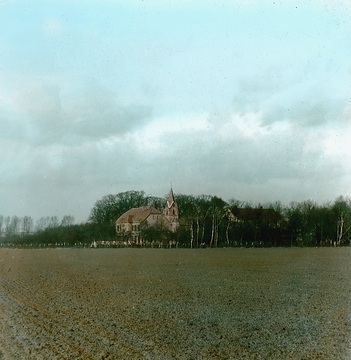 Waisen-und Erziehungsheim der Mellin'schen Stiftung auf dem Gutshof Westuffeln, ca. 1913.