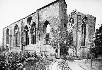 "Kleine Marienkirche" in Lippstadt, Stiftskirche eines ehemaligen Augustinerinnenklosters, seit 1819 Ruine, undatiert