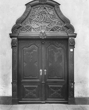 Rokoko-Ornamentik: Eingang Haus Zurhellen, Cappelstraße