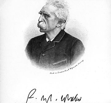 Portrait des Dichters Friedrich Wilhelm Weber