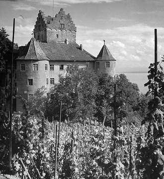 Burg Meersburg, "Altes Schloss", ab 1838 Wohnsitz des Josef Laßberg, Schwager von Annette von Droste-Hülshoff