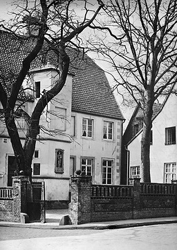 Das Stadthaus der Familie Droste-Hülshoff: Krummer Timpen 59, im 2. Weltkrieg zerstört