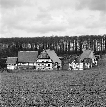 LWL-Freilichtmuseum Detmold: Lippischer Meierhof, errichtet aus Gebäuden des 16., 17. und 18. Jahrhunderts (Rückansicht)