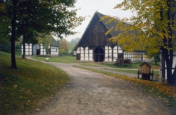 LWL-Freilichtmuseum Detmold, Haupthaus des Lippischen Meierhofes, erbaut 1570