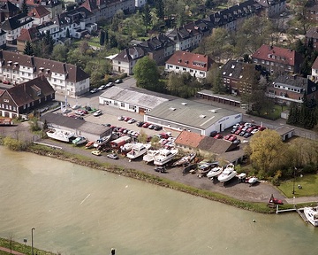 Münster, Mauritzviertel: Dortmund-Ems-Kanal, Kanalhafen, Yachtclub