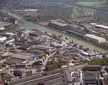 Münster, Hafen: Kanalhafen, Dortmund-Ems-Kanal