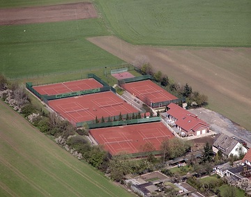 Münster, Amelsbüren: Hördemannstraße, Tennisabteilung Grün-Weiß Amelsbüren, Tennisplätze