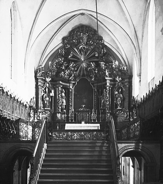 Barocker Hochaltar der Stiftskirche St. Felicitas, Vreden, undatiert, um 1940?