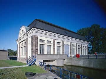 Wasserkraftwerk an der Lippe, erbaut 1913