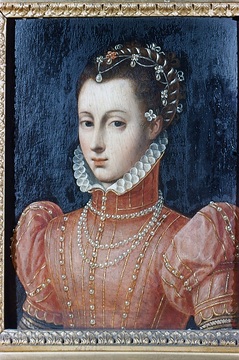 Meisterwerke-Ausstellung: Agnes von Mansfeld, Ölbildnis aus dem 16. Jahrhundert