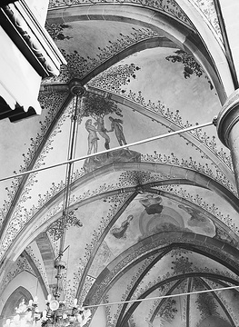 Freskenmalerei am Deckengewölbe der Kirche am Markt (Neustadt)