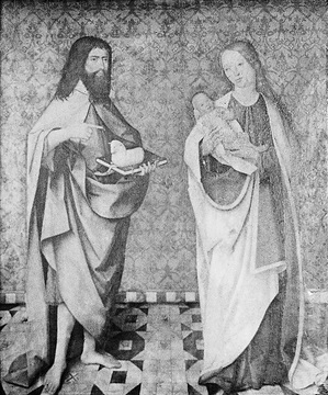 Altargemälde "Maria und Johannes der Täufer" in der Kirche am Markt (Neustadt)