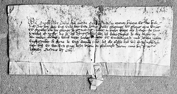 Urkunde von 1400: Wochenmarkt - Privilegium des Grafen von der Mark für die Stadt Lünen