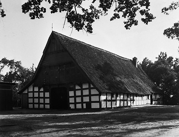 Fachwerk-Bauernhaus am Dümmersee, südliches Oldenburger Land