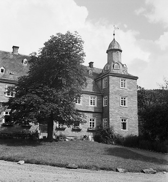Schloss Schellenstein an der Ruhr, Olsberg-Bigge-Ostwig, 1961