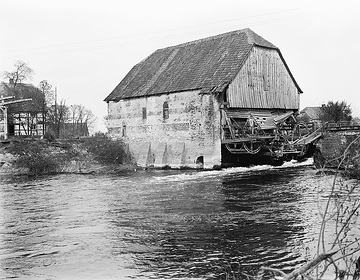 Wassermühle an der Lippe bei Kesseler