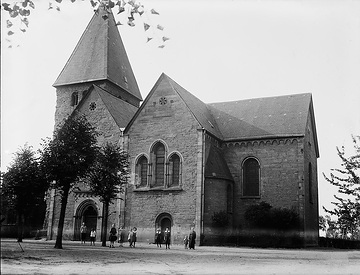 Ev. Pfarrkirche St. Margaretha in Methler, romanische Hallenkirche, Mitte 13. Jahrhundert erbaut