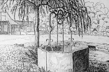 Brunnen des Hauses Harkorten (Zeichnung)