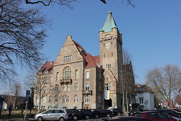 Hattingen: Rathaus, 1909/10 im Stile der Neorenaissance erreichtet.