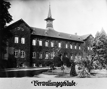 Provinzial-Heilanstalt Aplerbeck, Dortmund, gegründet 1897 - Verwaltungsgebäude (später Westfälische Klinik für Psychiatrie Aplerbeck)