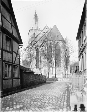 Chorseite der St. Pauli-Kirche, ca. 1913.