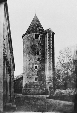 Blick auf den Buddenturm in Münster vor dem Umbau zum Wasserturm, 1880