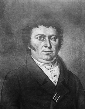 Kaufmann Kaspar Dietrich Wehrenbold, Brustportrait, 19. Jh. (Foto einer undatierten Abbildung)