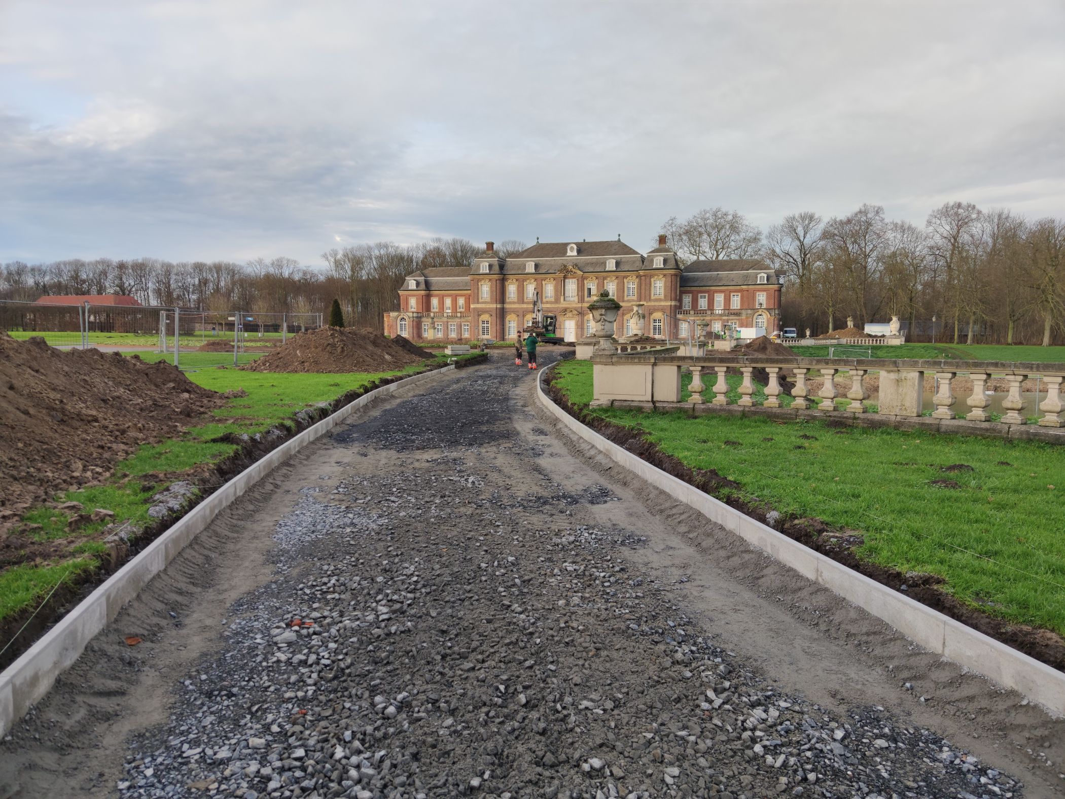 Historische Wege und Strukturen im Westgarten von Schloss Nordkirchen werden wiederhergestellt.<br>Foto: LWL/Marcus Weiß