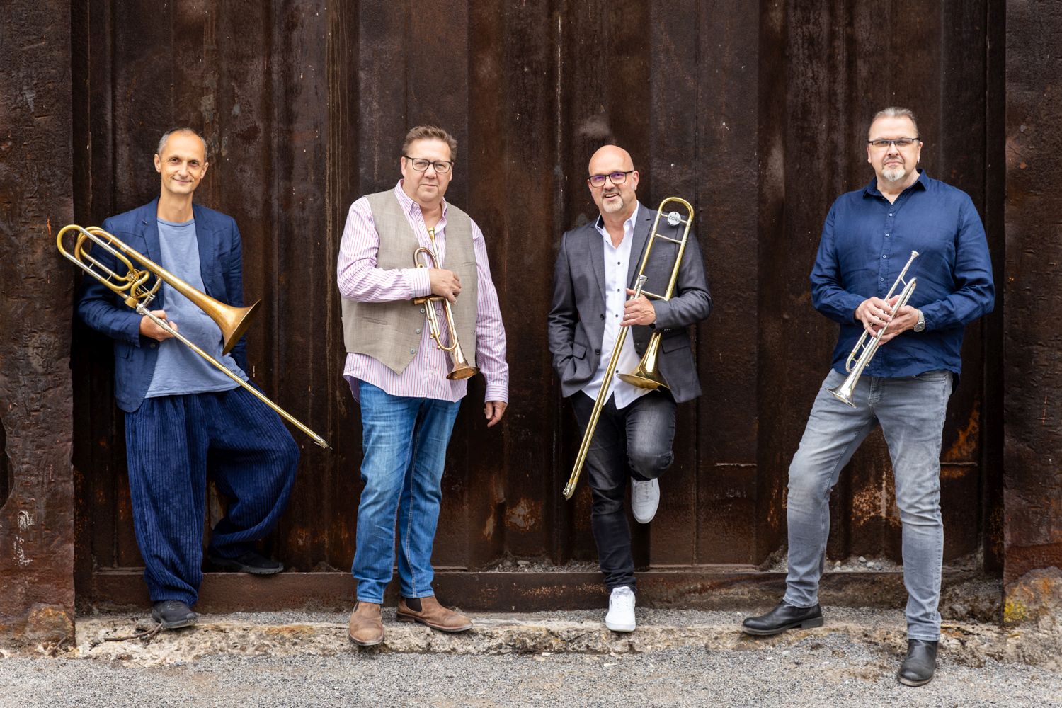 <b>Garten frei</b>für ein kulinarisches und musikalisches Freiluft-Vergnügen der Extraklasse. Das Bläserquartett Brassfabrik 4.0 sorgt für den Sound zum Entspannen und Genießen.<br>Foto: Frank Wiesen