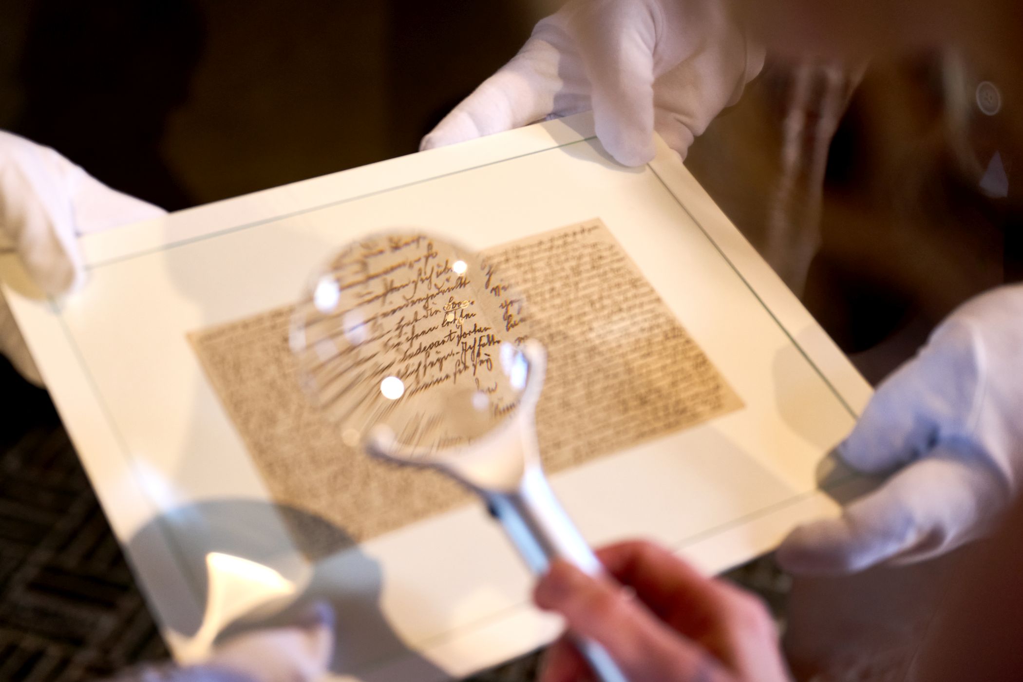 Annette von Droste-Hülshoff: Brief an Elise Rüdiger aus dem Frühjahr 1843, Westfälisches Literaturarchiv im LWL-Archivamt, Depositum Droste-Forum, Bestand 1030-5/136.<br>Foto: LWL/Nikolaus Urban