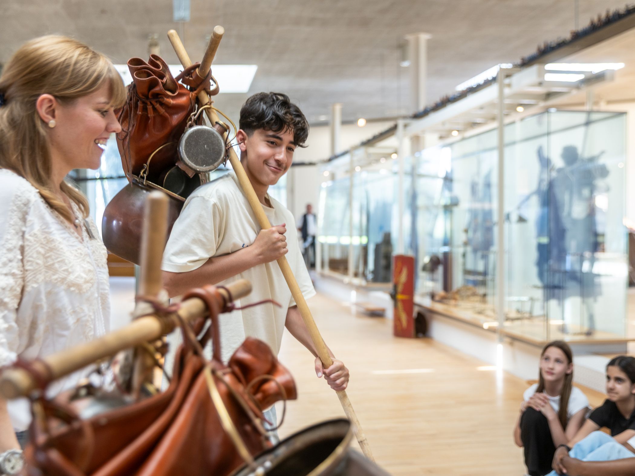 Das "Alltagsleben römischer Legionäre" wird im LWL-Römermuseum buchstäblich begreifbar.<br>Foto: LWL/Ancient Tracks - Evelien Peeters & Tobias Nettekoven GbR